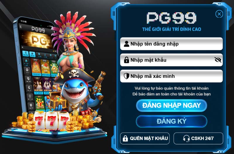 Cung cấp thông tin đăng nhập PG99 theo bảng mẫu